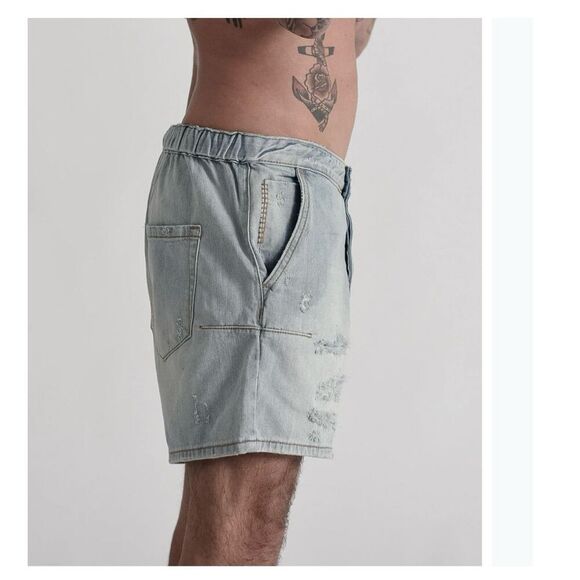 One Teaspoon Revolve London Mr Blonde Jean Shorts Size 28 - Picture 4 of 10